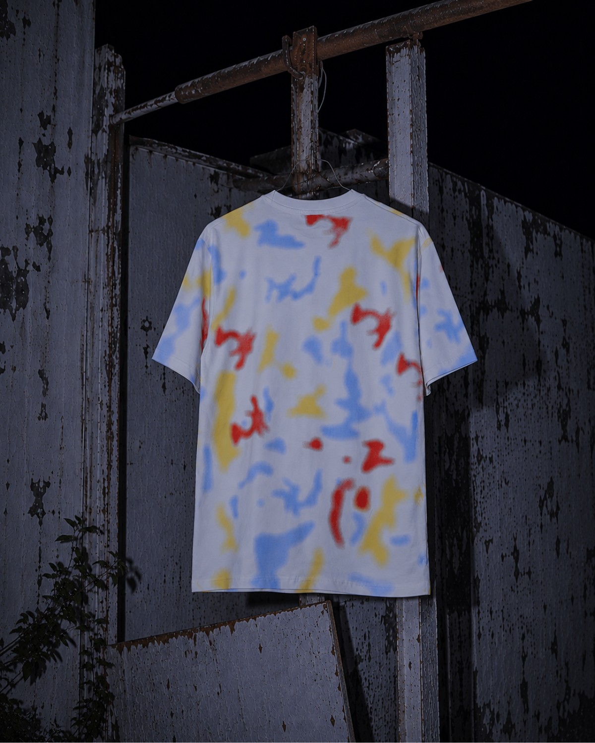 Velzeen Sick white drop shoulder T-shirt with statement graphic print