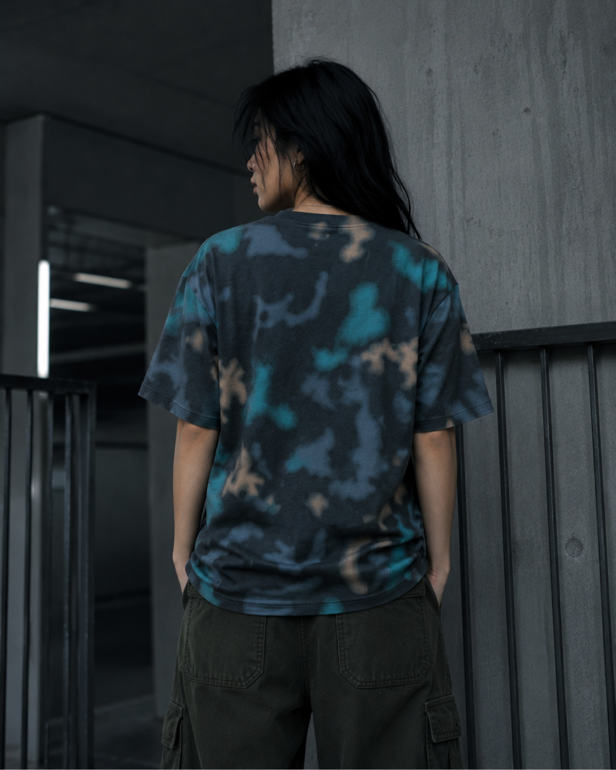 Velzeen Sick grey drop shoulder T-shirt with statement graphic print