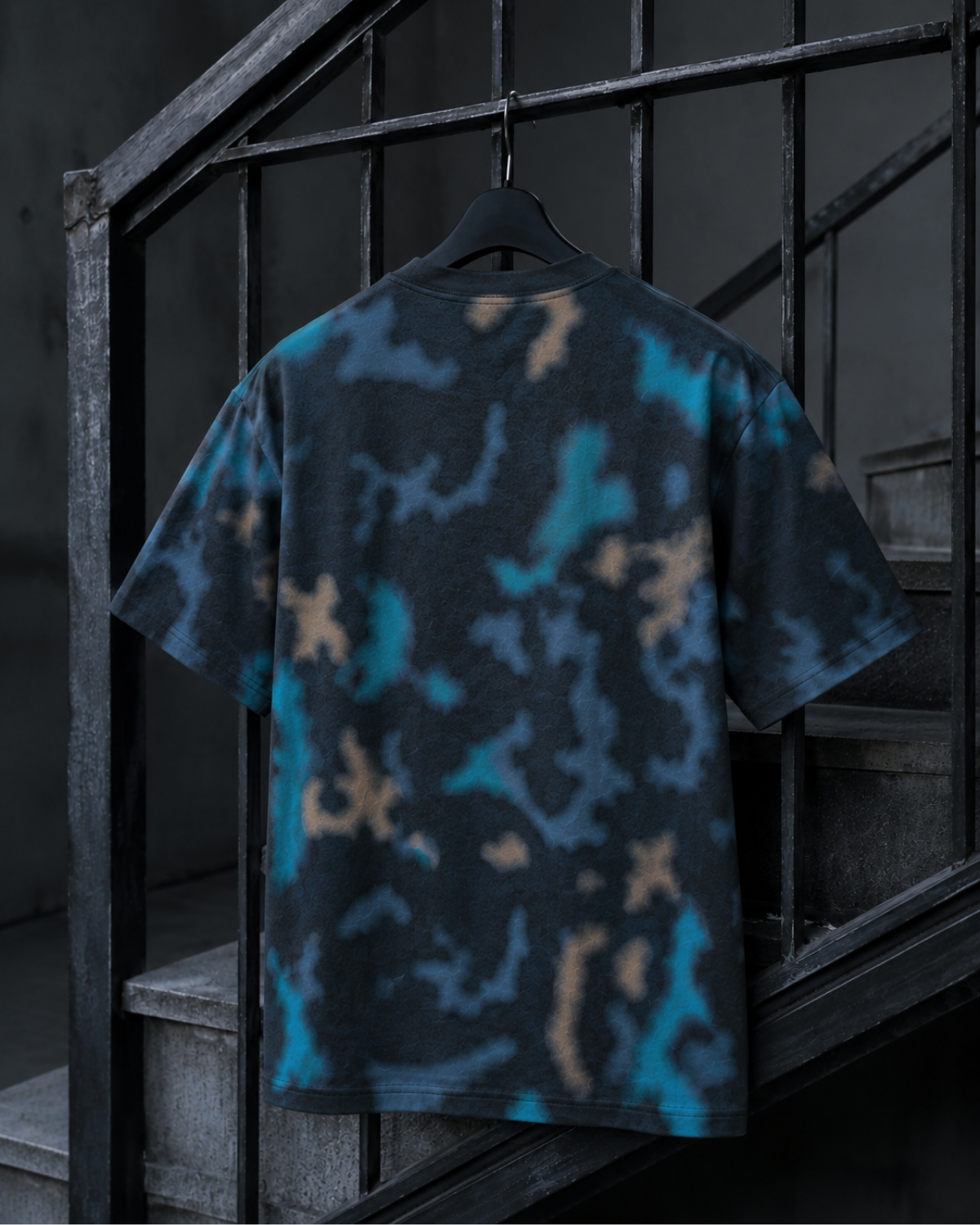 Velzeen Sick grey drop shoulder T-shirt with statement graphic print